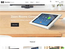 Tablet Screenshot of hecklerdesign.com